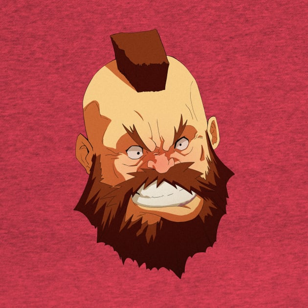 capcom street fighter zangief by ahmedelsiddig